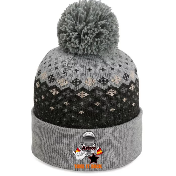 Astros Take It Back The Baniff Cuffed Pom Beanie