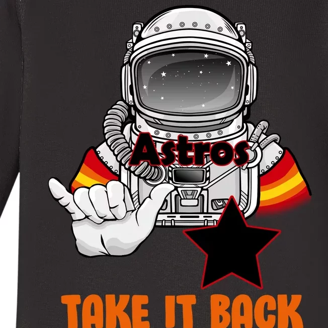 Astros Take It Back Baby Long Sleeve Bodysuit