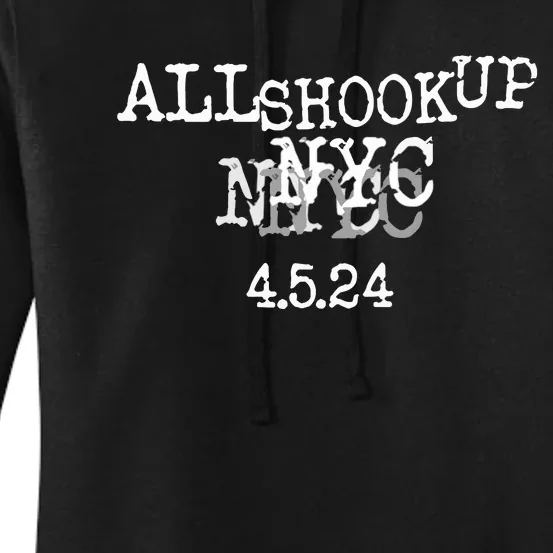 All Shook Up Quake New Yorker Gift Women's Pullover Hoodie