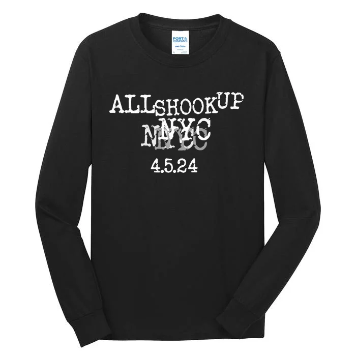 All Shook Up Quake New Yorker Gift Tall Long Sleeve T-Shirt