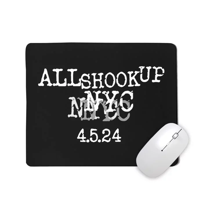 All Shook Up Quake New Yorker Gift Mousepad