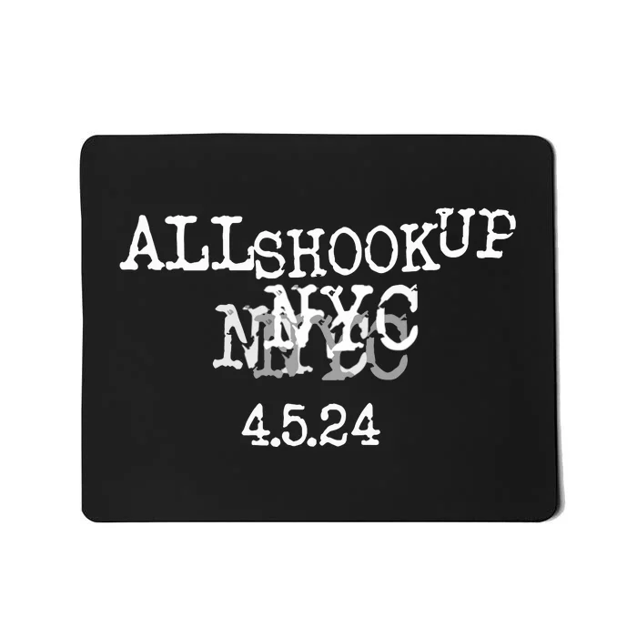 All Shook Up Quake New Yorker Gift Mousepad