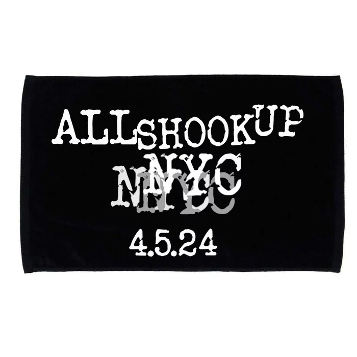 All Shook Up Quake New Yorker Gift Microfiber Hand Towel