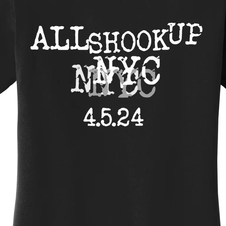 All Shook Up Quake New Yorker Gift Women's T-Shirt