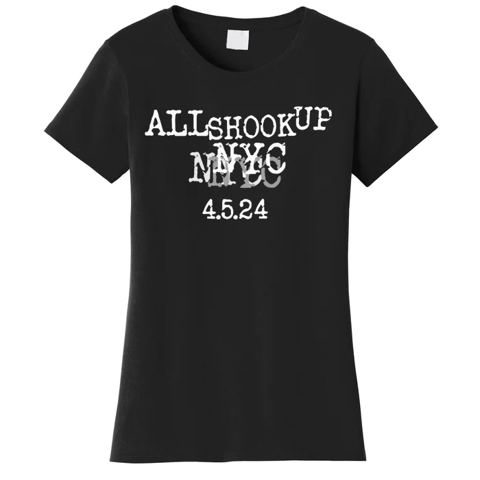 All Shook Up Quake New Yorker Gift Women's T-Shirt