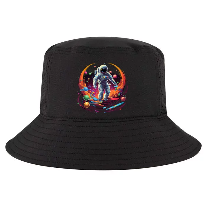 Astronaut Spaceman Universe Planets Galaxy Cool Comfort Performance Bucket Hat