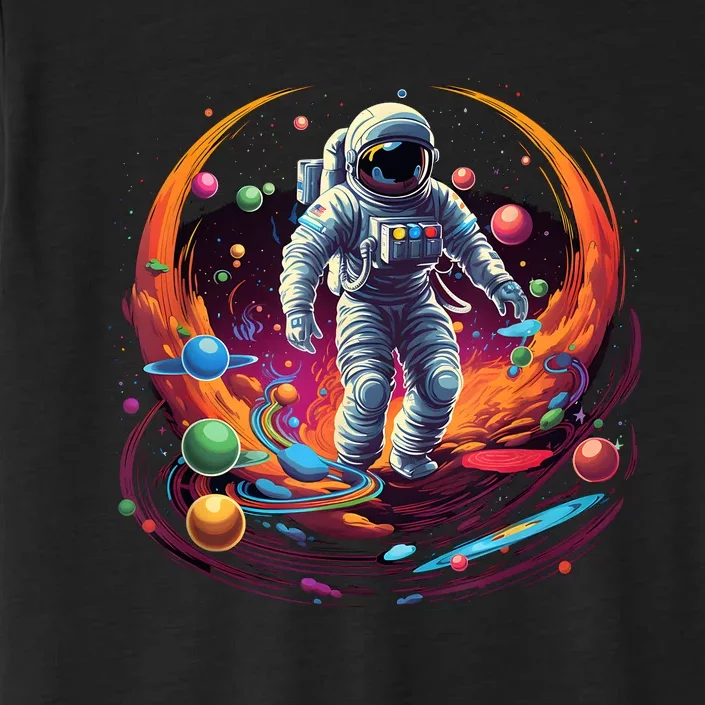 Astronaut Spaceman Universe Planets Galaxy ChromaSoft Performance T-Shirt