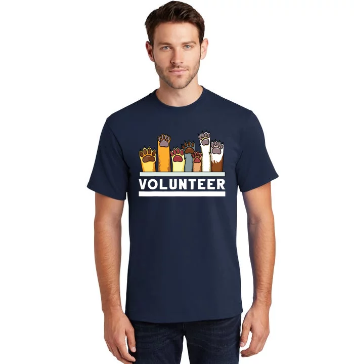 Animal Shelter Volunteer For Dog Rescue Supporter Tall T-Shirt