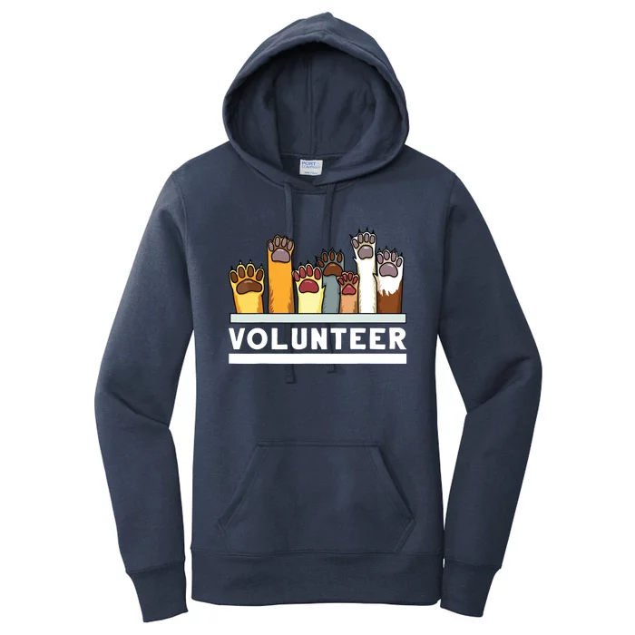 Animal Shelter Volunteer For Dog Rescue Supporter Women's Pullover Hoodie