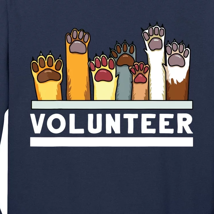 Animal Shelter Volunteer For Dog Rescue Supporter Tall Long Sleeve T-Shirt