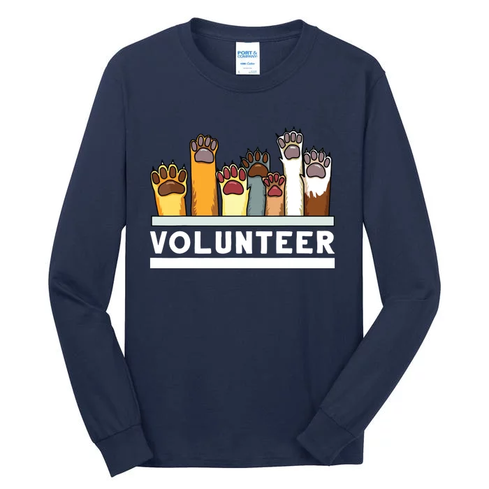 Animal Shelter Volunteer For Dog Rescue Supporter Tall Long Sleeve T-Shirt