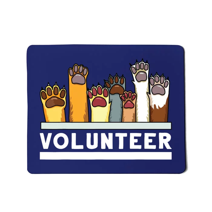 Animal Shelter Volunteer For Dog Rescue Supporter Mousepad