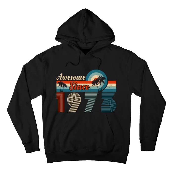 Awesome Since Vintage 1973 T Hoodie