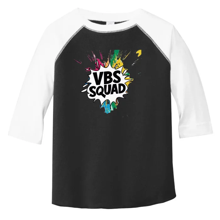 Allcolorvbs Squad Vacation Bible School Summer Camp Toddler Fine Jersey T-Shirt