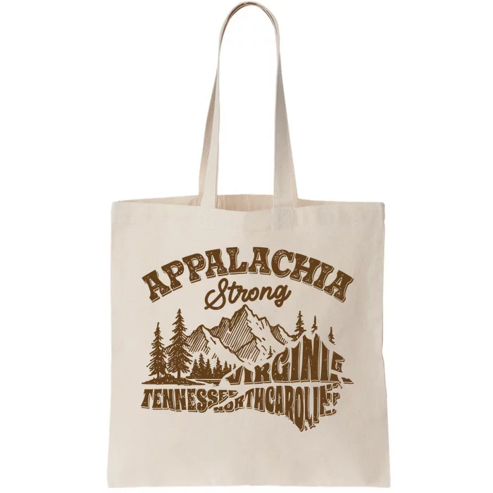 Appalachia Strong Virginia Tennessee North Carolina Tote Bag