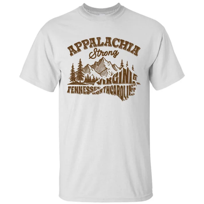 Appalachia Strong Virginia Tennessee North Carolina Tall T-Shirt