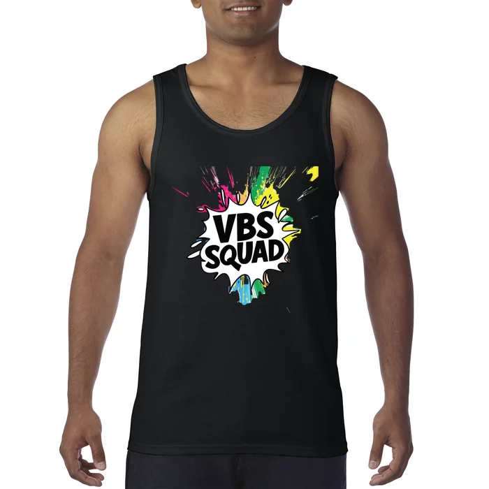 Allcolorvbs Squad Vacation Bible School Summer Camp Tank Top