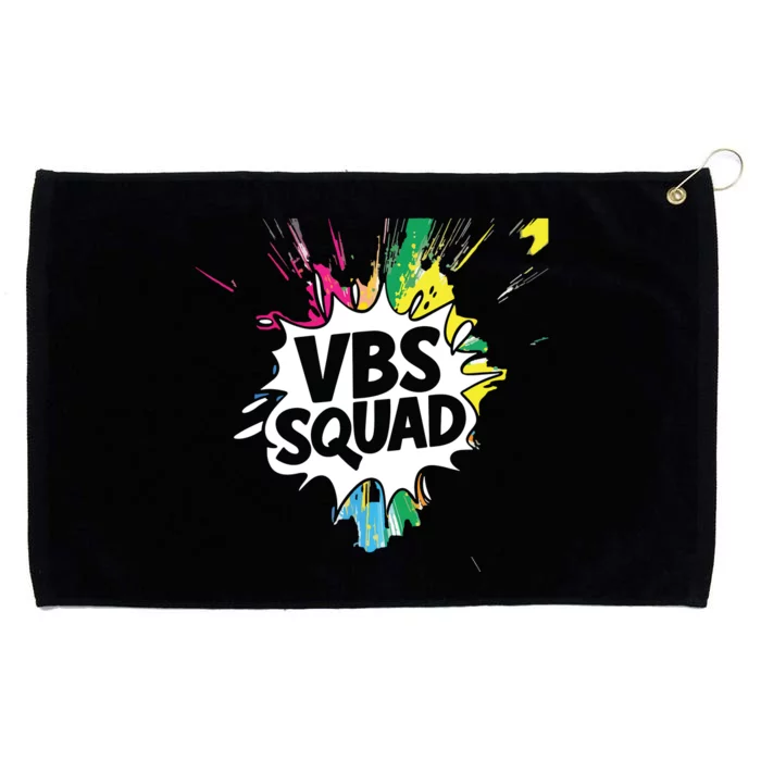 Allcolorvbs Squad Vacation Bible School Summer Camp Grommeted Golf Towel