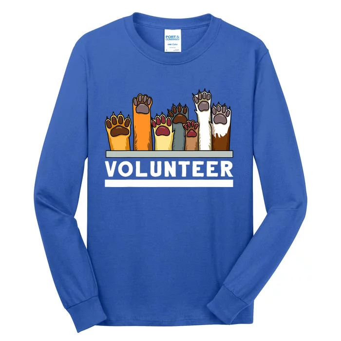 Animal Shelter Volunteer For Dog Rescue Supporter Tall Long Sleeve T-Shirt