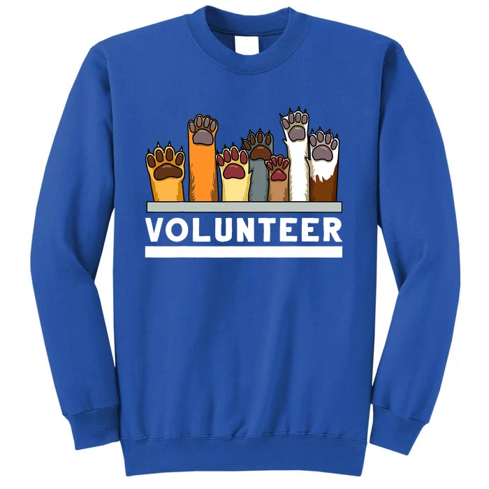 Animal Shelter Volunteer For Dog Rescue Supporter Tall Sweatshirt