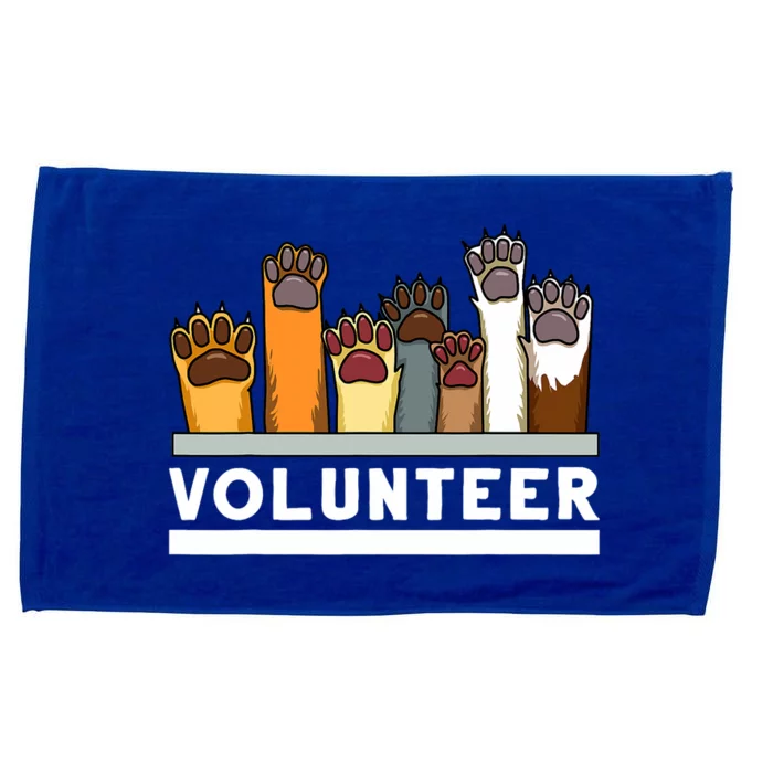 Animal Shelter Volunteer For Dog Rescue Supporter Microfiber Hand Towel