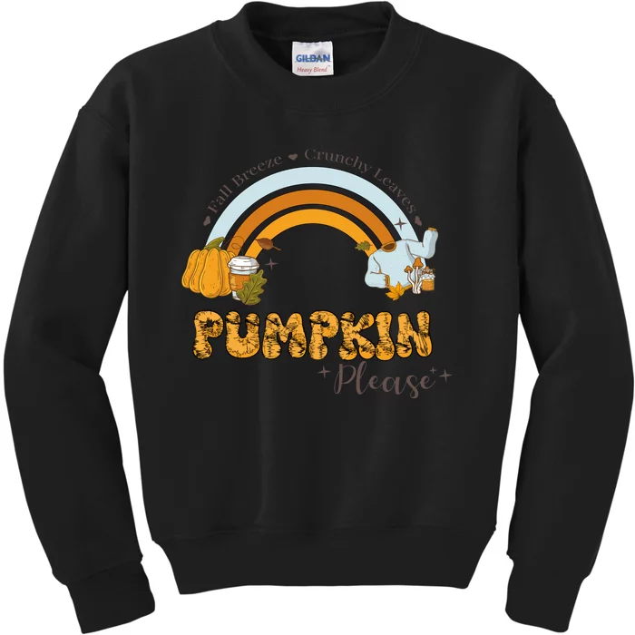 Autumn Season Vibes Graphic Kids Sweatshirt