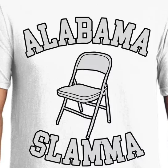 Alabama Slamma White Folding Chair Alabama Brawl River Boat Braw Pajama Set