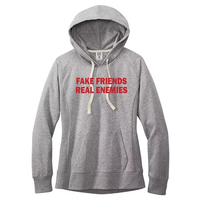 Amanda Serrano Wearing Fake Friends Real Enemies Women's Fleece Hoodie