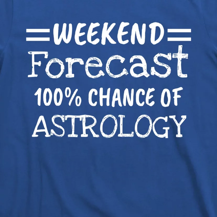 Astrology Signs Weekend Forecast 100% Chance Of Astrology Gift T-Shirt