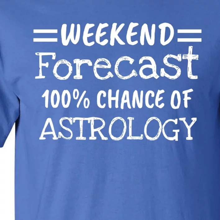 Astrology Signs Weekend Forecast 100% Chance Of Astrology Gift Tall T-Shirt