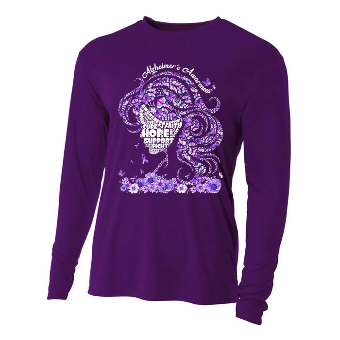 Alzheimers Shirts Wear Purple AlzheimerS Awareness 2024 Cooling Performance Long Sleeve Crew