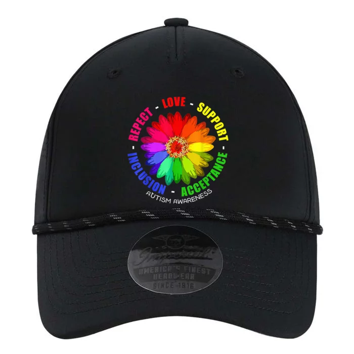 Autism Shirt Wo  Respect Love Support Autism Awareness Performance The Dyno Cap