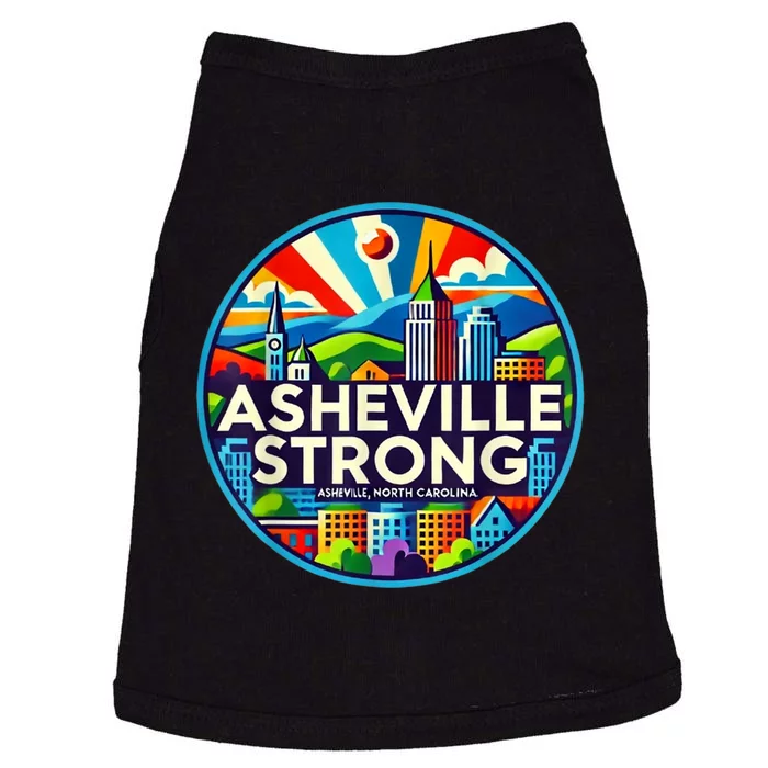 Asheville Strong Western Nc Helene Recovery Gift Doggie Tank