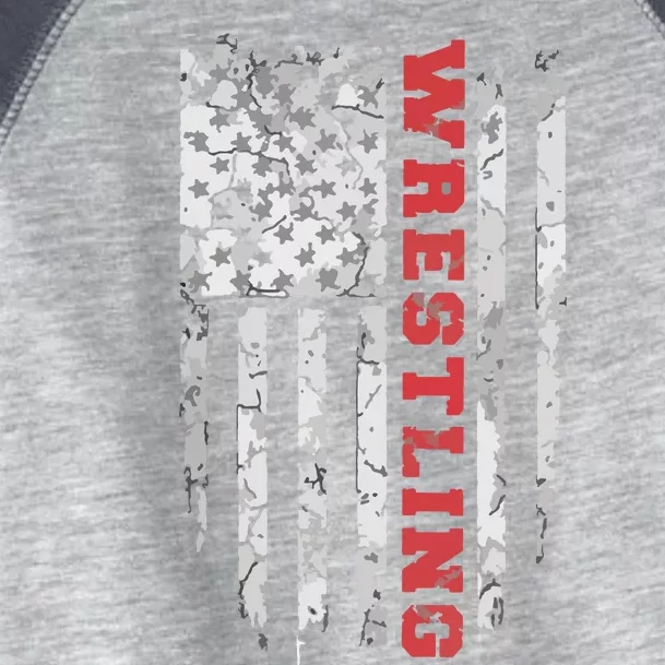 American Sport Wrestling USA Tee Toddler Fine Jersey T-Shirt