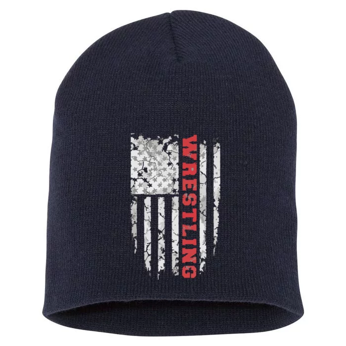 American Sport Wrestling USA Tee Short Acrylic Beanie