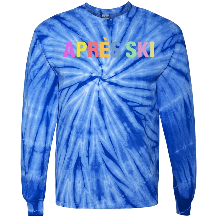 Après Ski Winter Sports Gift Tie-Dye Long Sleeve Shirt