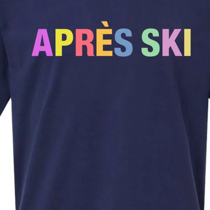 Après Ski Winter Sports Gift Sueded Cloud Jersey T-Shirt