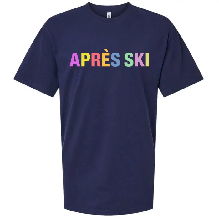 Après Ski Winter Sports Gift Sueded Cloud Jersey T-Shirt