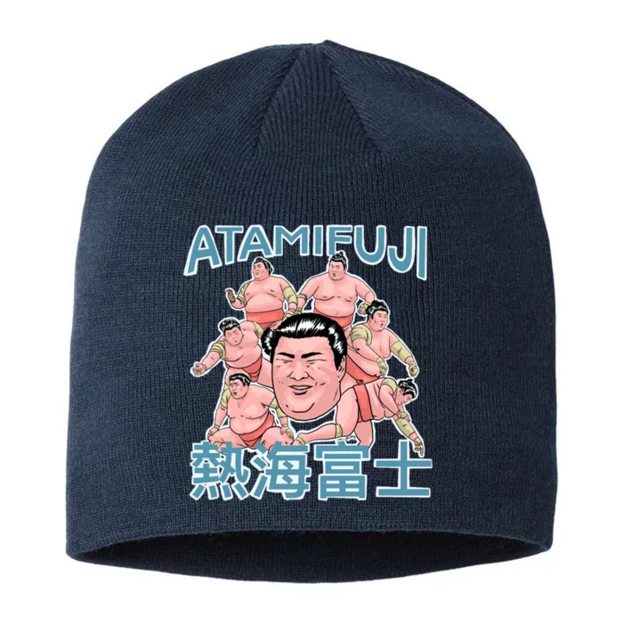 Atamifuji Sumo Wrestler Japan 熱海富士 相撲 8 1/2in Sustainable Knit Beanie