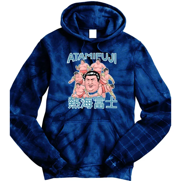 Atamifuji Sumo Wrestler Japan 熱海富士 相撲 Tie Dye Hoodie