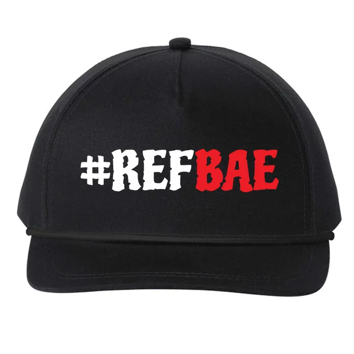 Aja Smith Wearing Ref Bae Snapback Five-Panel Rope Hat