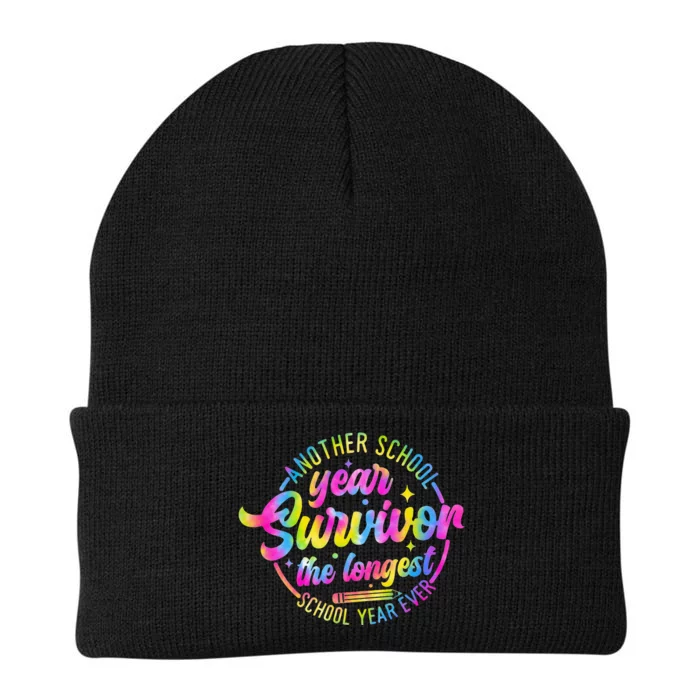 Another School Year Survivor the Longest School Year Ever Knit Cap Winter Beanie