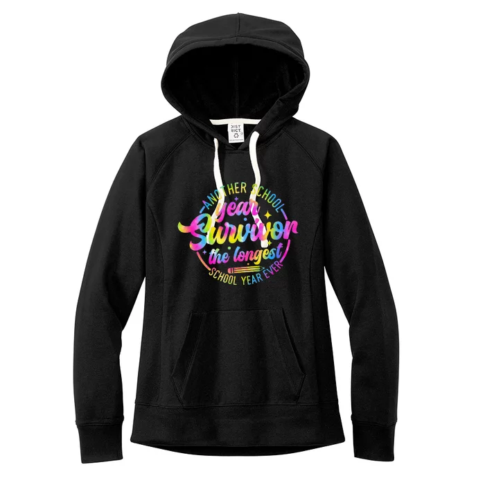 Another School Year Survivor the Longest School Year Ever Women's Fleece Hoodie