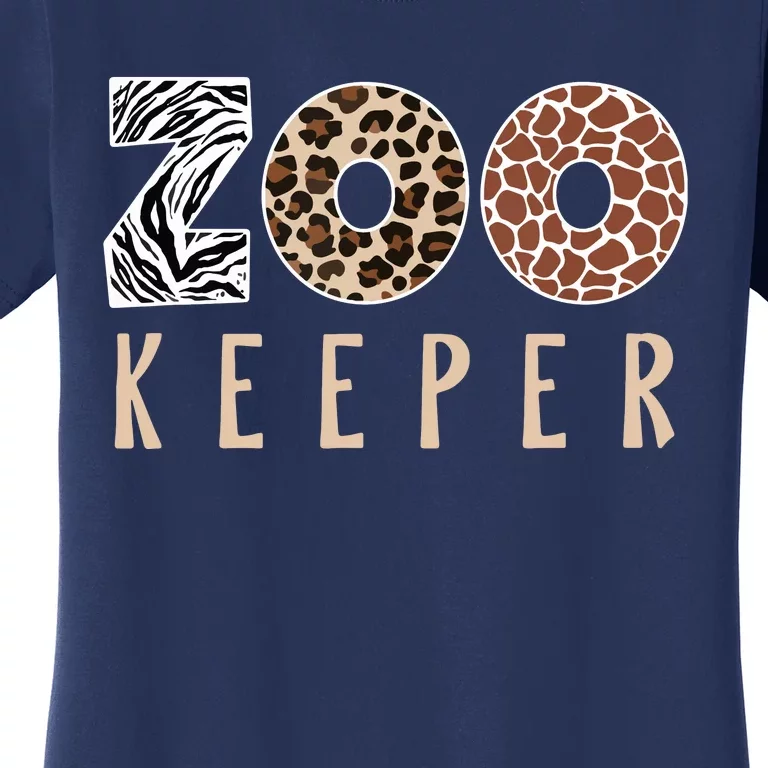 African Savanna Zoo Animal Costume Zookeeper Women's T-Shirt