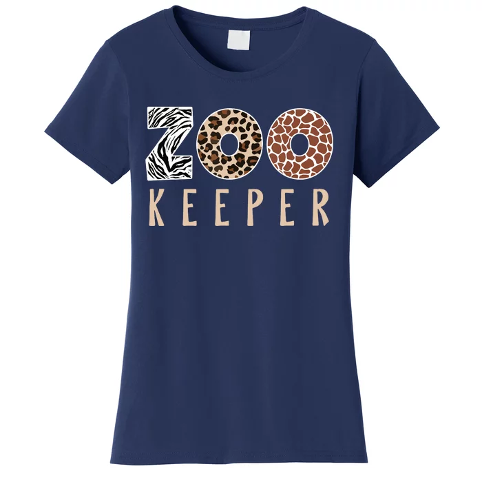 African Savanna Zoo Animal Costume Zookeeper Women's T-Shirt