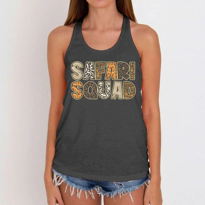 Arfica Safari Zoo Safari Squad Women's Knotted Racerback Tank