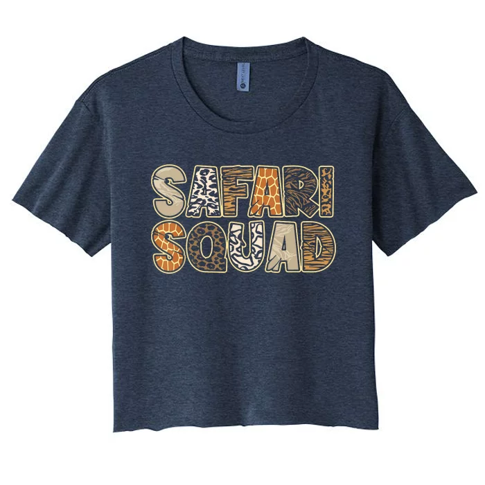 Arfica Safari Zoo Safari Squad Women's Crop Top Tee