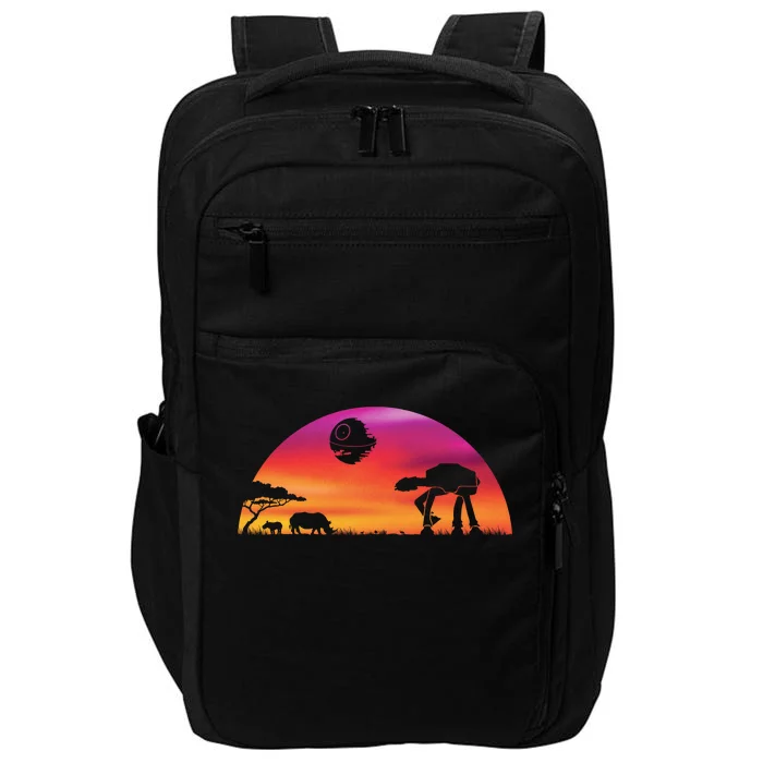 AT-AT Death Star Sunrise Silhouette Impact Tech Backpack