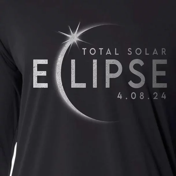 America Totality 04 08 24 Total Solar Eclipse 2024 Cooling Performance Long Sleeve Crew