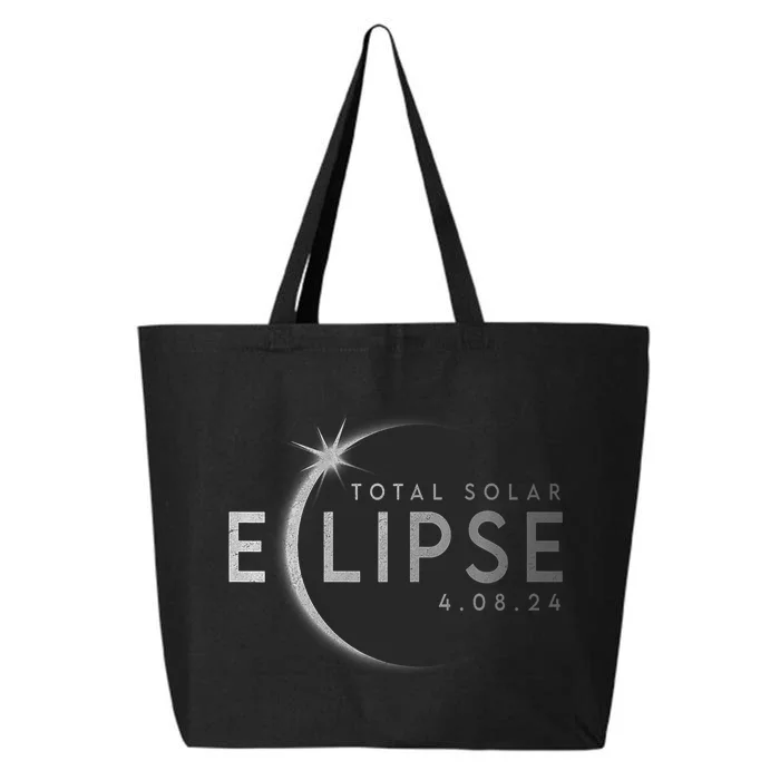 America Totality 04 08 24 Total Solar Eclipse 2024 25L Jumbo Tote